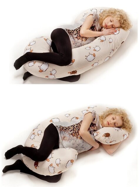 Univerzálny dojčiaci vankúš v tvare C New Baby cappuccino 285 x16