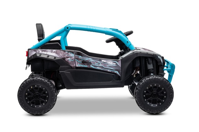 Elektrické autíčko Kawasaki TERYX KRX 1000 12V, modré, jednomiestne, odpružená zadná nápra