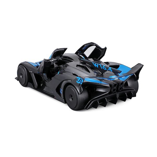 Maisto - Bugatti Bolide, metallo nero-blu, 1:24