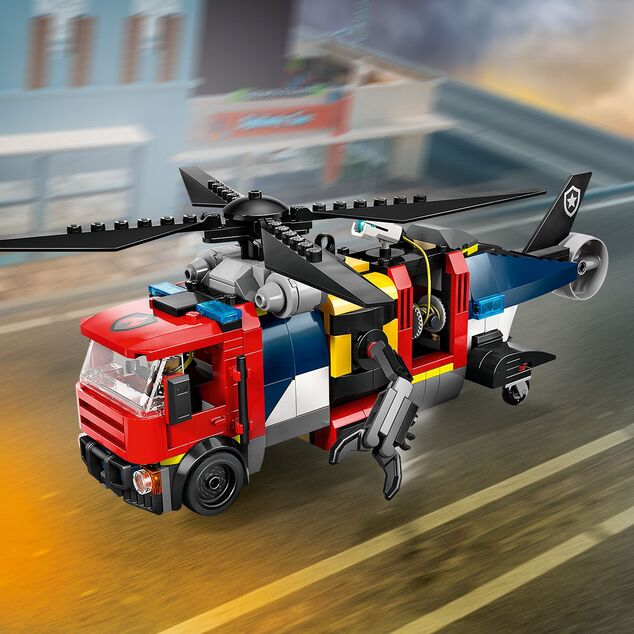 LEGO® City 60462 Remix: Helikoptéra, hasičské auto a ponorka