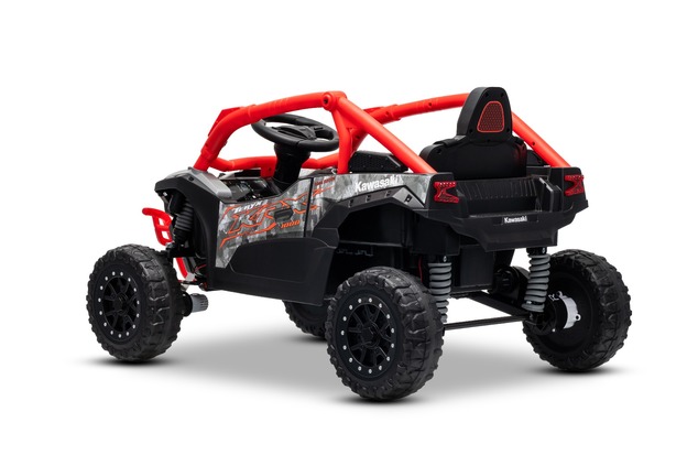 Elektrické autíčko Kawasaki TERYX KRX 1000 12V, červené, jednomiestne, odpružená zadná náp