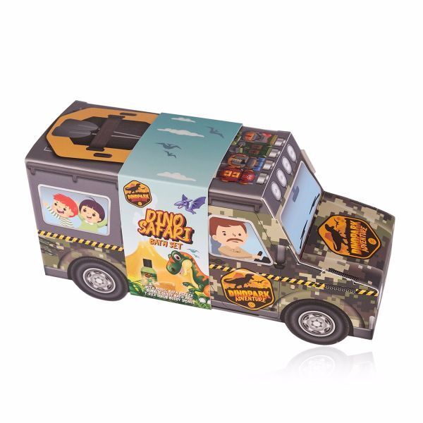 SET fürdő DINOPARK ADVENTURE ajándékdobozban SUV ACCENTRA