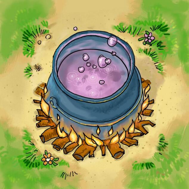Haba Mini gioco per bambini Duello di streghe ABC dai 6 anni