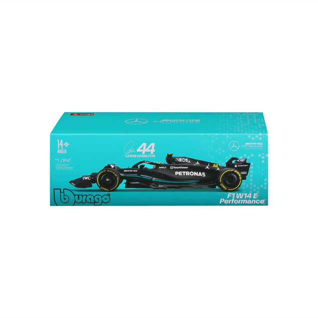 Bburago 1:24 Formula F1 Mercedes-AMG Petronas W14 E Performance(2023) nr.44 Lewis Hamilton