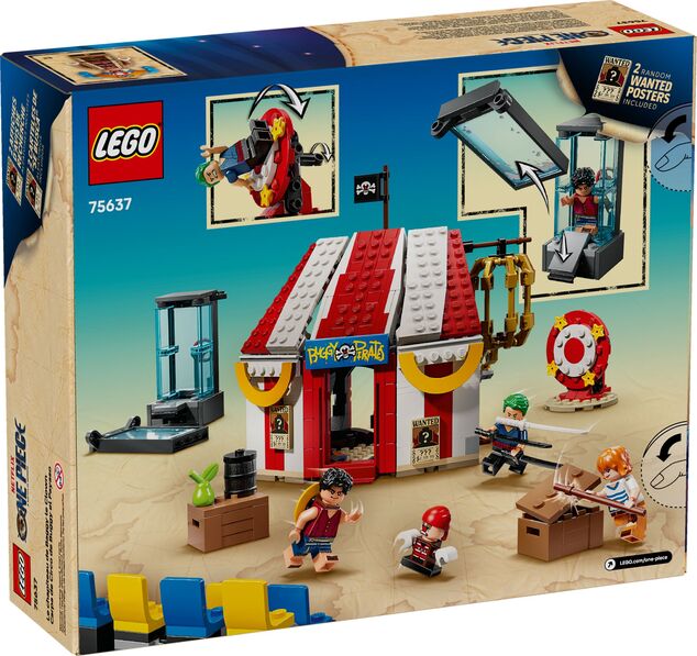 LEGO® One Piece 75637 Klaun Buggy a jeho cirkusový stan