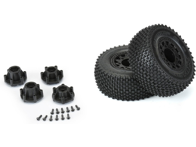 Pro-Line koleso 2.2/3.0", pneu Gladiator M2, disk Raid H12 čierny (2)