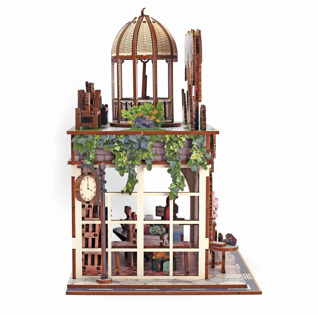 GRAINE CREATIVE Modelo 3D de madera Floristería