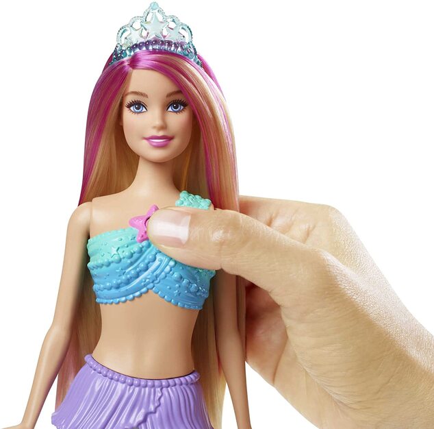 Mattel Barbie Blikajúca morská panna blondínka HDJ36