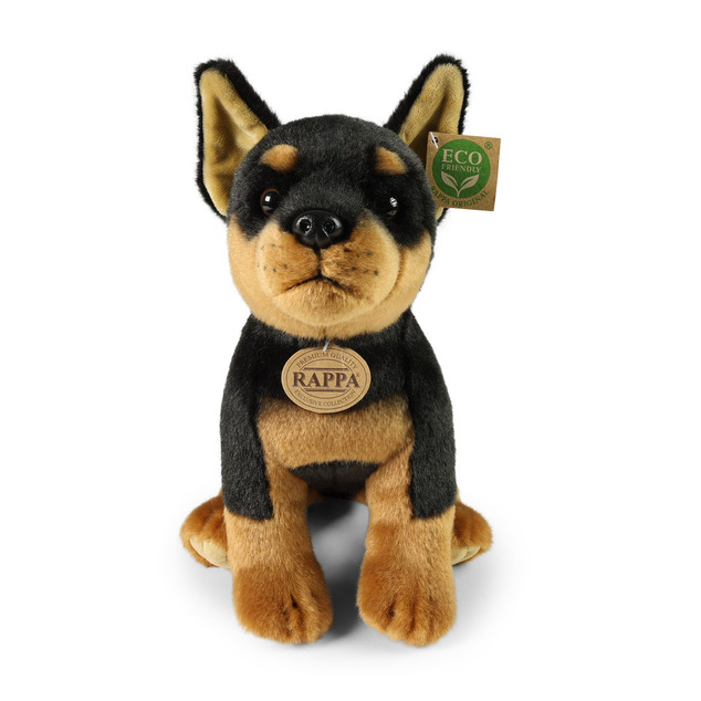 Plišani pas doberman 30 cm EKO-PRIJATELJSKI