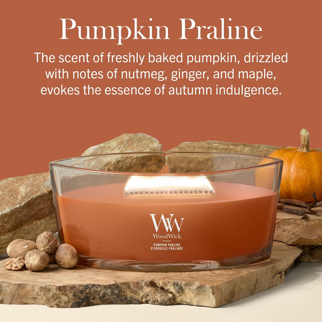 WW Kerze Boot Kürbis Praline