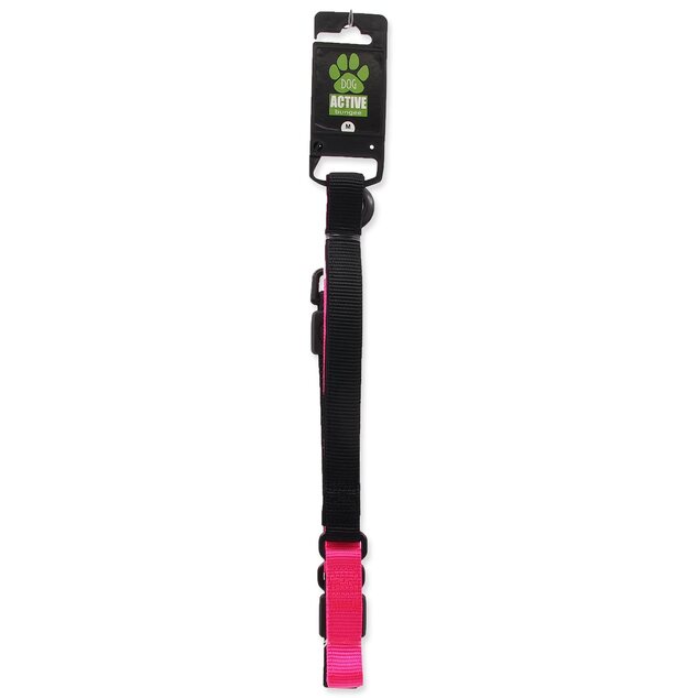 Vodítko Active Dog Bungee Neoprene M ružové 2x120cm