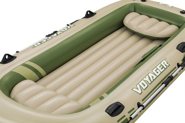Bestway 65156 Balsa inflable Voyager X4, 350 x 145 x 49cm