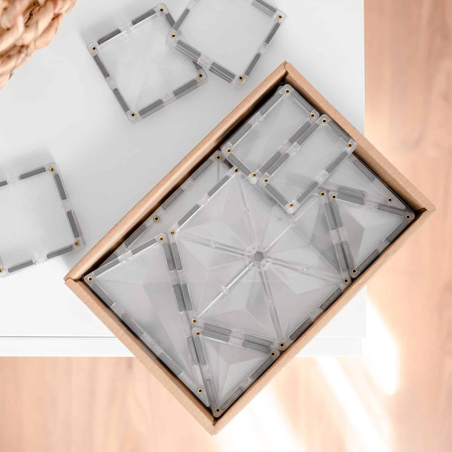 CONNETIX® Clear Starter Pack costruzioni magnetiche 34 pc