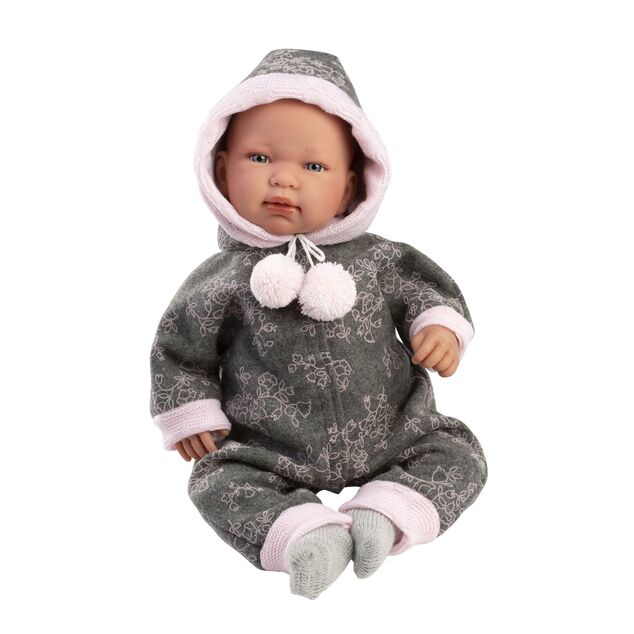 Llorens M844-04 oblečok pre bábiku bábätko NEW BORN veľkosti 43–44 cm