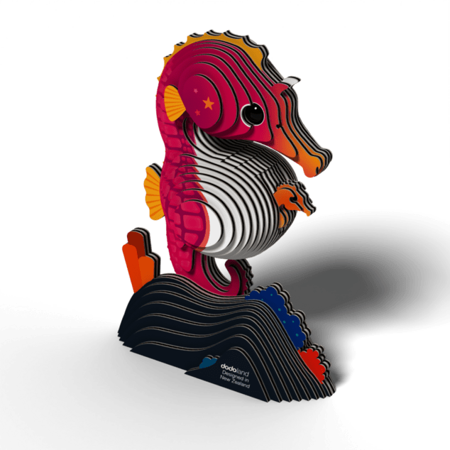 EUGY Seepferdchen 3D Kartonbausatz