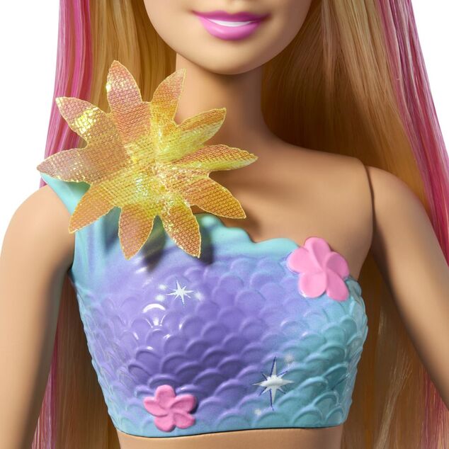 Barbie kúzelná kvetinová morská panna - Blondýnka