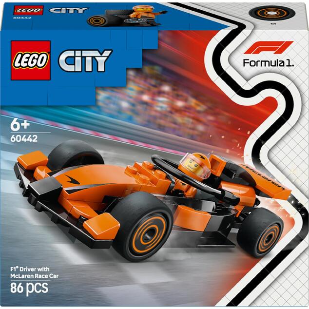 LEGO® City 60442 Jazdec F1® s pretekárskym autom McLaren