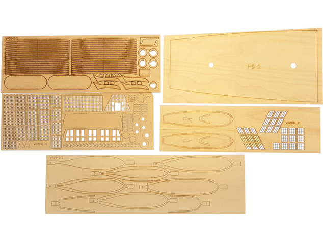 Model Shipways USS Essex 1799 1:76 komplet
