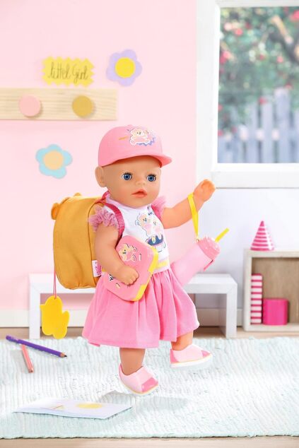 Zapf BABY born Škôlka Batôžik s doplnkami