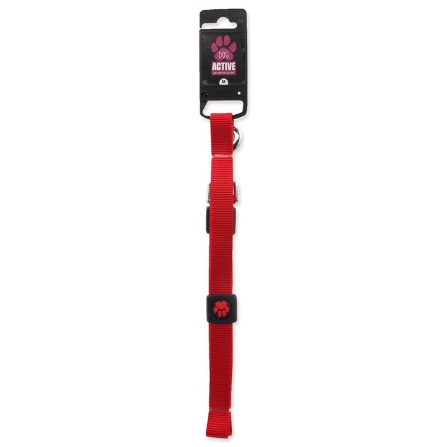 Vodítko Active Dog Premium M červené 2x120cm