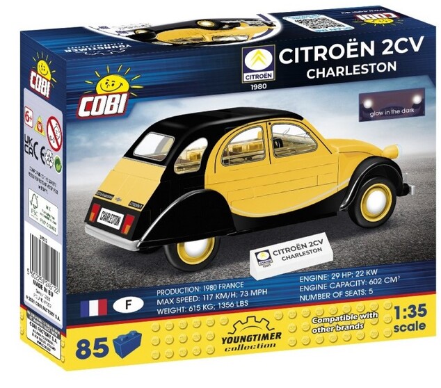 Cobi 24512 Citroen 2CV Charleston z roku 1980