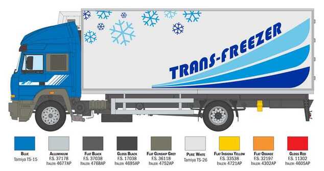 Model Kit truck 3964 - Iveco Turbostar 198.48 Special Reefer Truck (1:24)