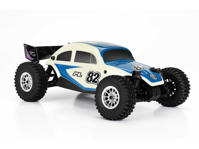 Pro-Line kotač s gumom 1:18 Flat Iron H12mm, disk krom Diablo (4): Typhon Grom