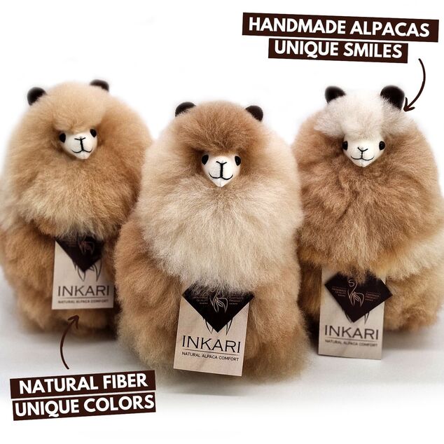 INKARI Plyšová hračka Alpaca Small Sandstone 23cm
