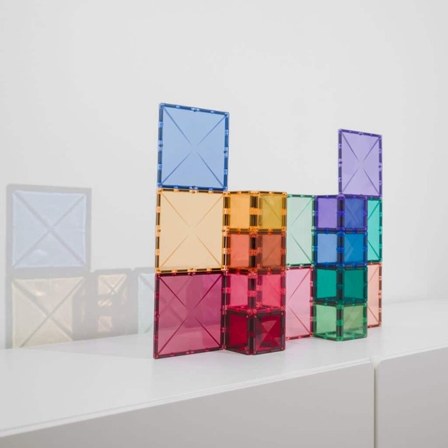 CONNETIX® Pastel Square Pack magnetická stavebnica 40 ks