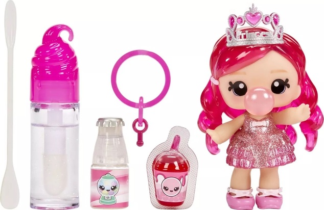Yummiland Malá bábika s leskom na pery - Bianca Bubblegum