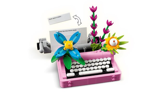 LEGO® Creator 3 v 1 31169 Psací stroj s květinami
