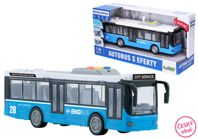 Autobus s efektmi 29 cm - český obal