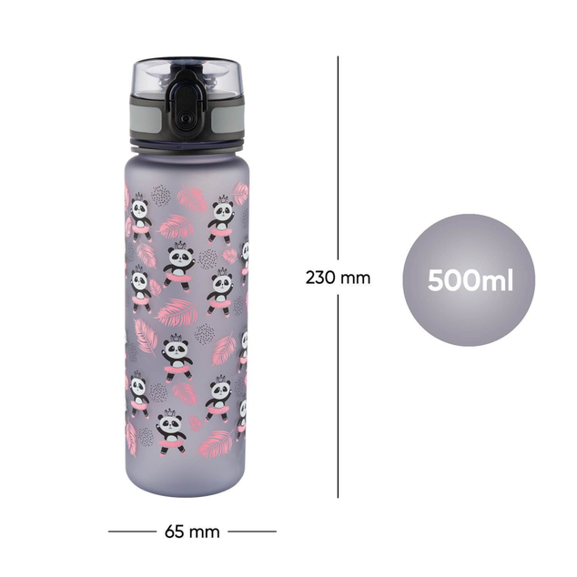 BAAGL Tritanová fľaša na nápoje Panda, 500 ml