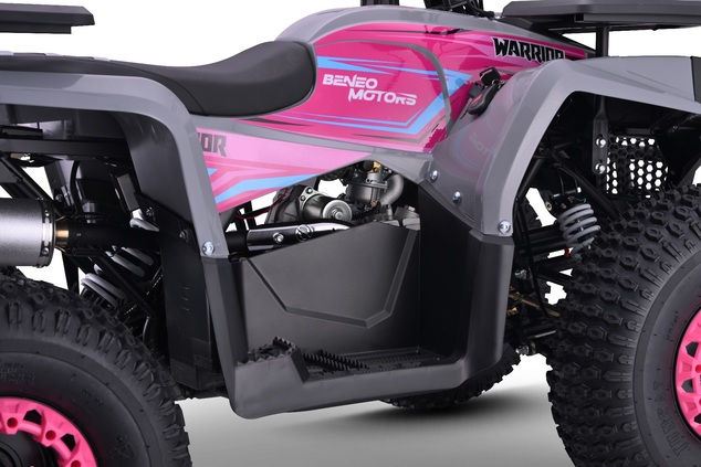 Benzínová štvorkolka pre deti Beneo Motors WARRIOR ružová - 125cm3