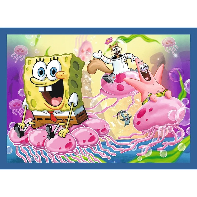 Trefl Puzzle 4v1 SpongeBobs Unterwasserleben