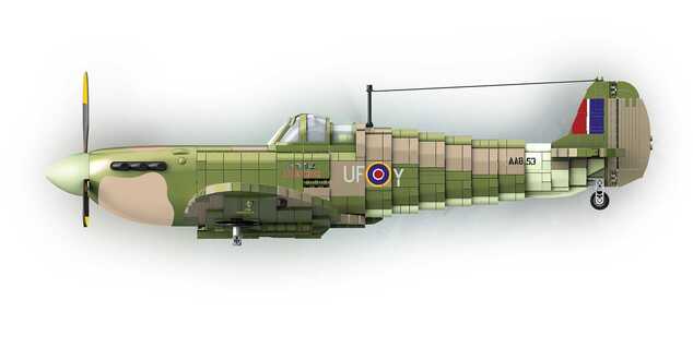 Brick System REVELL 00962 - Iron Maiden Spitfire MK.II Aces High (1:18)