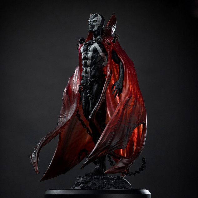 Spawn by Pupeteer Lee (Black White &amp;amp; Red All Over) 1:10 Scale Resin Statue Limited Edi