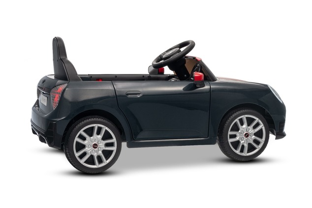Elektrické autíčko BMW Mini Cooper 12V, čierne, USB Vstup s Bluetooth pripojením na MP3 Pr