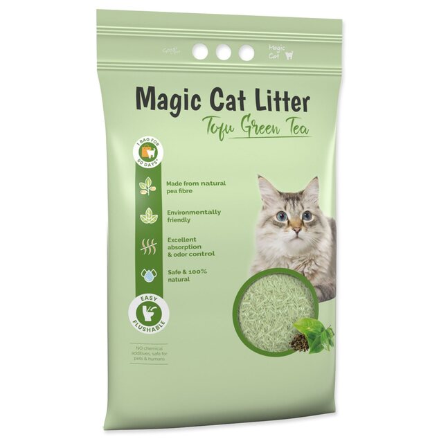 Stelivo Magic Litter Tofu zelený čaj 12l