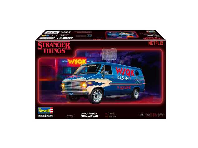 Plastic ModelKit STRANGER THINGS autó 07732 - GMC® WSQK Squawk Van (1:25)