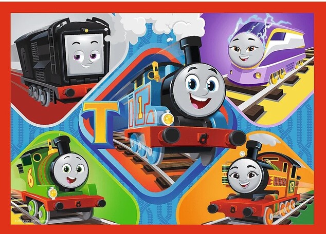 Puzzle 4v1 - Úžasný Tom / Thomas and Friends