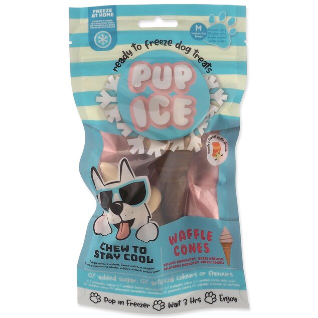 Snack Pup Ice mit Vanille- und Erdnussbuttergeschmack, 2 Stück, 110g