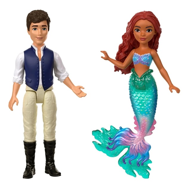 Mattel Tlm Set mit 6 kleinen Puppen: kleine Meerjungfrau mit Freunden
