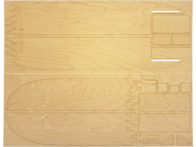 Model Shipways Chaperon 1884 set