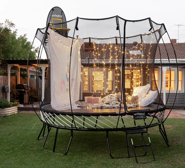 Springfree Trampoline® Meduim Round (R79) Trampolína s ochrannou sieťou, 300 × 300 cm