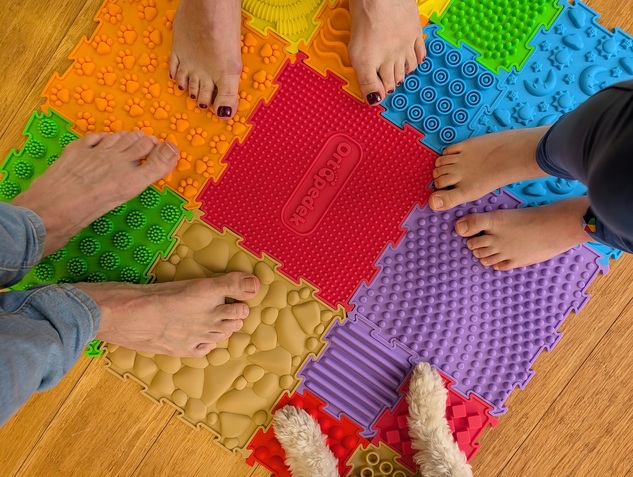 Ortopedici - tappetini sensoriali 15 pz