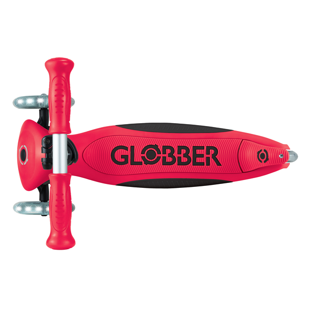 Trottinette pliable pour enfants Globber Elite Lights New Red