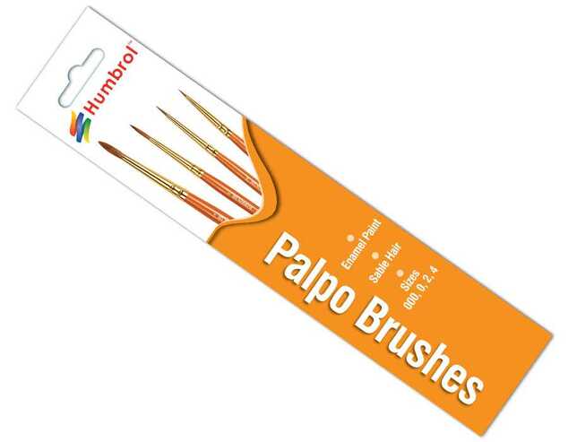 Humbrol Palpo Brush Pack AG4250 - sada štětců (velikost 000/0/2/4)