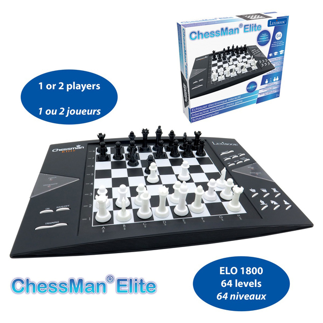 Lexibook Elektronisches Schachspiel ChessMan Elite