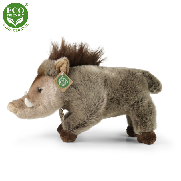 Porc sălbatic de pluș 30 cm ECO-FRIENDLY